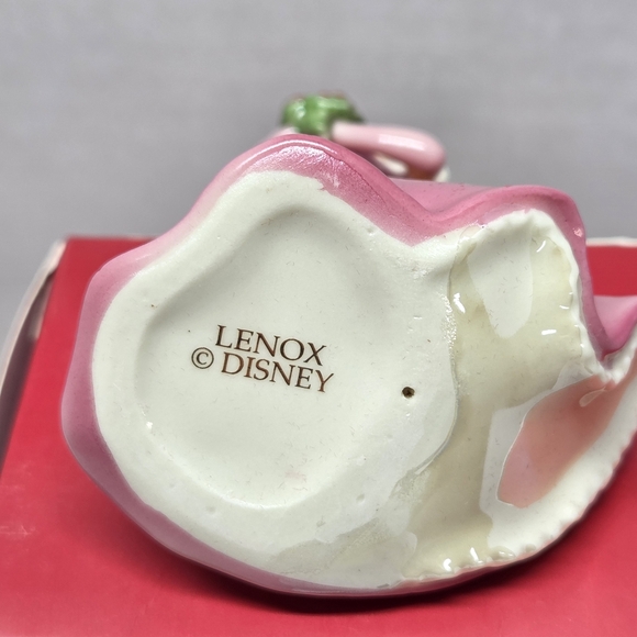 Lenox Disney Aurora Sleeping Beauty Pink Porcelain Christmas Ornament - Picture 3 of 9